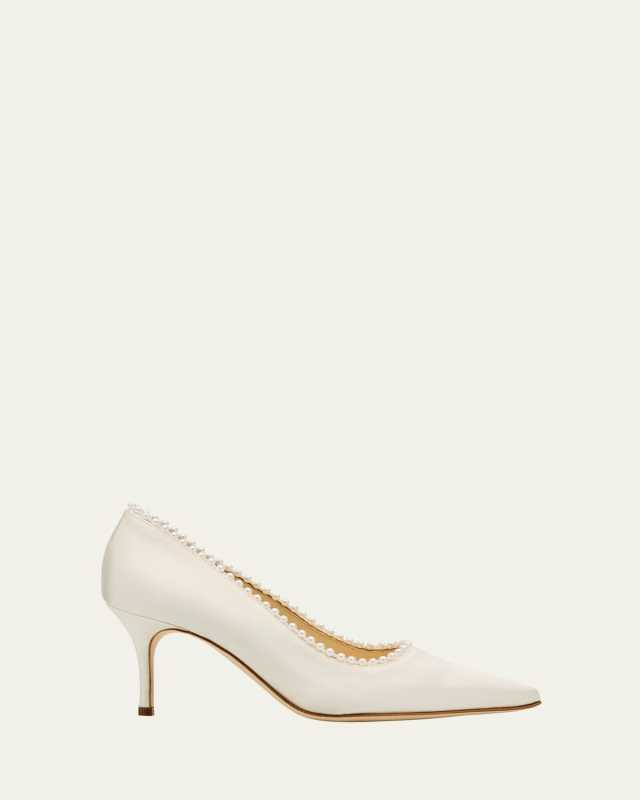 Kifat 70mm Silk Pearly Classic Pumps